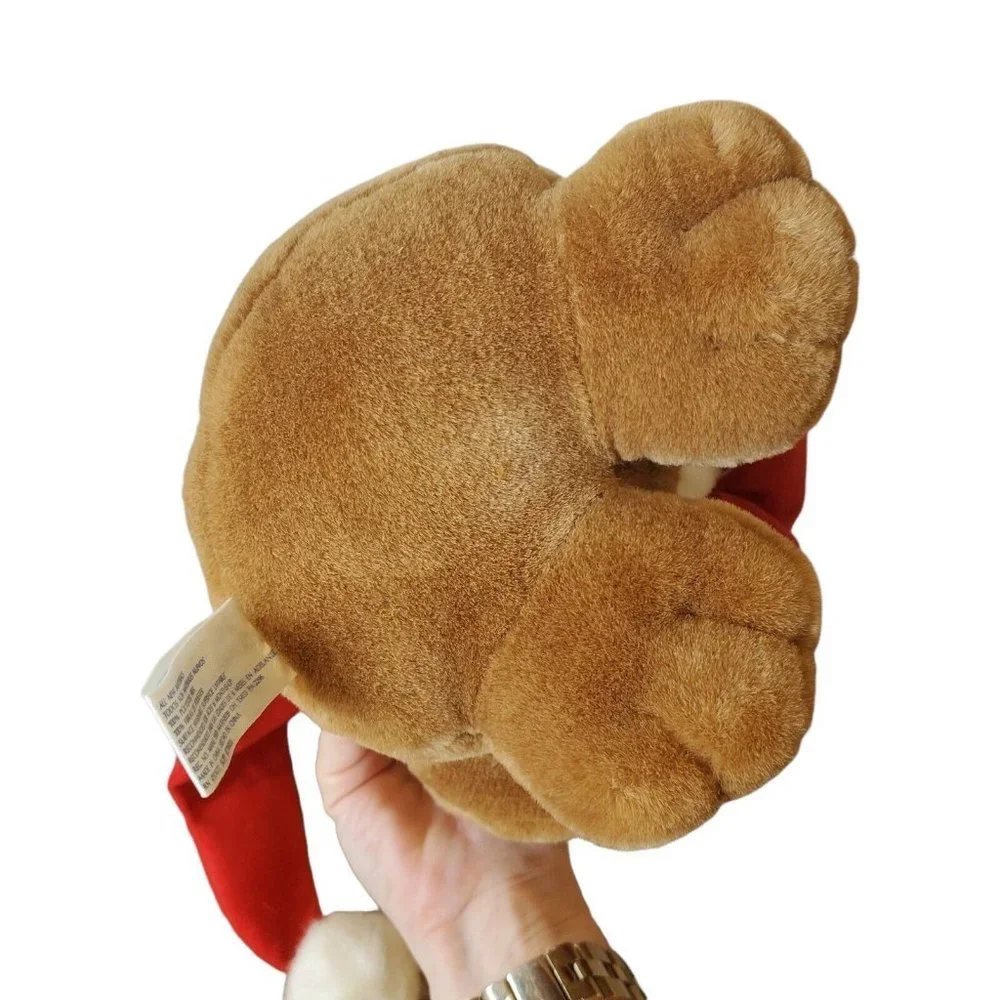 Vintage 90s JcPenny Christmas Barking Sharpee Dog Plush 11